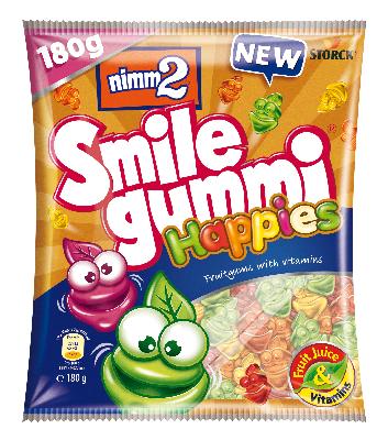 Cukríky Nimm2 Smilegummi Happies 180g
