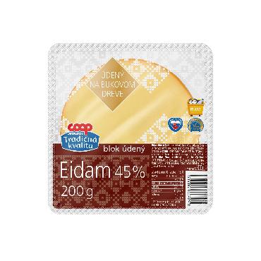 COOP Eidam blok údený 200g TK