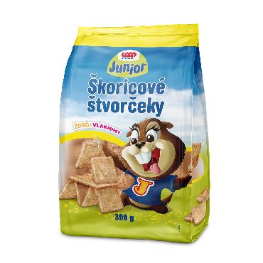 COOP Štvorčeky škoricové 300g Junior