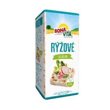 Chlebíčky Bonavita ryžové so sójou 120g