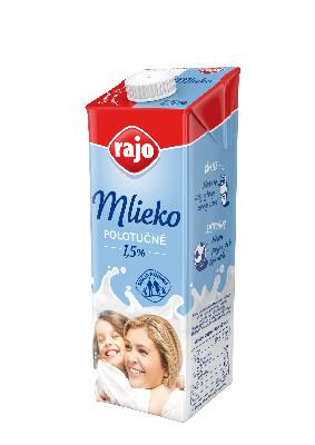 Mlieko trvanlivé polotučné 1,5% 1L