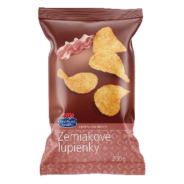 COOP Lupienky zemiakové s prích.slaniny 200g TK