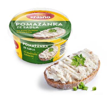 Nátierka z masti s vyprážanou cibulkou 150g