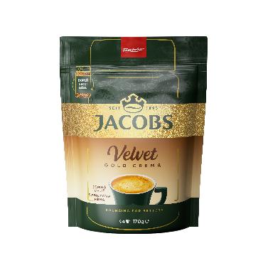 Káva Jacobs Velvet Gold náplň 170g