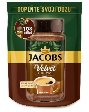 Káva Jacobs Velvet Crema Refill 180g