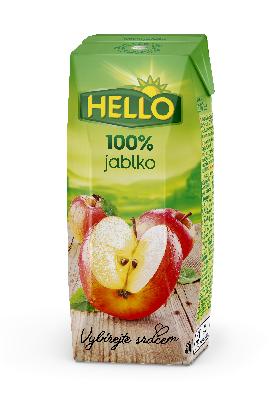 Hello 100% jablko 250ml TPP