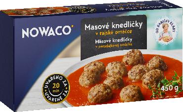 Knedličky mäsové v paradajkovej omáčke  Nowaco450g