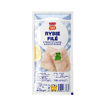 COOP Filé z treskovitých rýb hlbokozmraz.4x100g DC