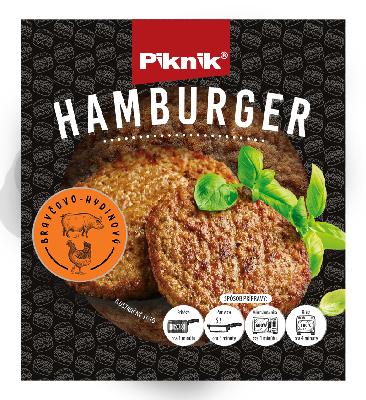 Hamburger bravčovo hydinový Piknik 250g