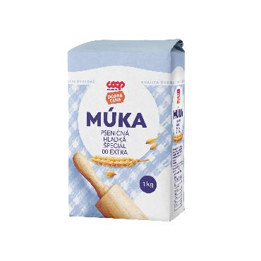 COOP Múka pšeničná hladká špeciál 00Extra 1kg DC