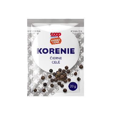 COOP Korenie čierne celé 20g DC