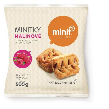 Minitky malinové Minit home 500g
