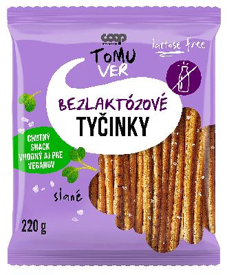 COOP Tyčinky slané bezlaktózové 220g TV