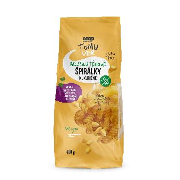 COOP Bezgluténové cestoviny špirálky 400g TV