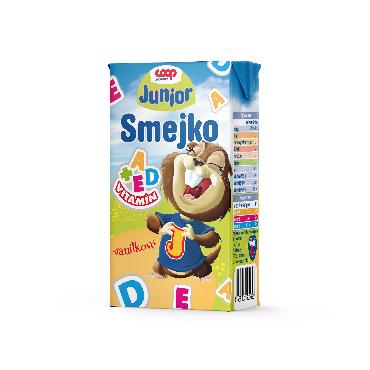 COOP Mlieko ochutené Smejko vanilka 250ml Junior