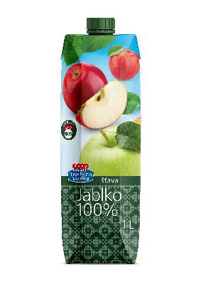 COOP Šťava Jablko 100% 1L TK