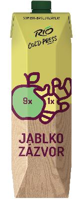 Šťava Rio Cold Press jablko-zázvor 1L