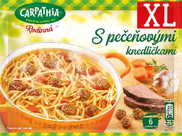 Polievka Carpathia s pečeň.knedl.Plný hrniec 82g
