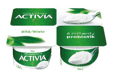 Jogurt Activia biela 4x120g