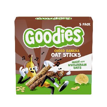 Tyčinky ovsené Goodies kakao-banán 5x23g