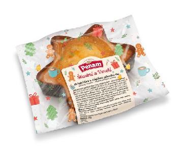 Hviezdička s náplňou jahodovou 150g B