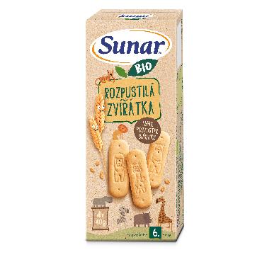 BIO Sunar sušienky detské Rozpustilá zvířátka 160g