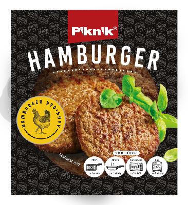 Hamburger hydinový Piknik 250g