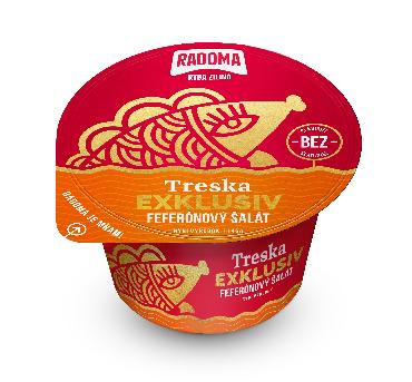 Treska exklusiv s feferón. šalátom 145g