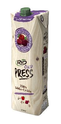 Šťava Rio Cold Press 100% jablko-cvikla 1L