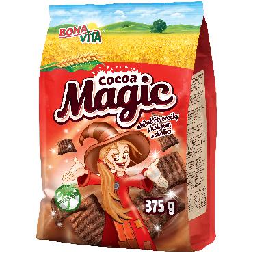 Štvorčeky s kakaom a škoricou magic 375g