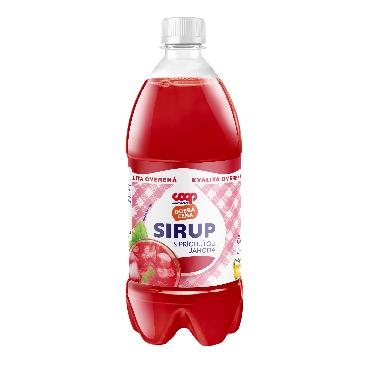 COOP Sirup s príchuťou jahoda 0,7L PET DC